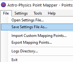 APPM-1.9-SaveSettings