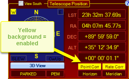 TelescopeIndicators